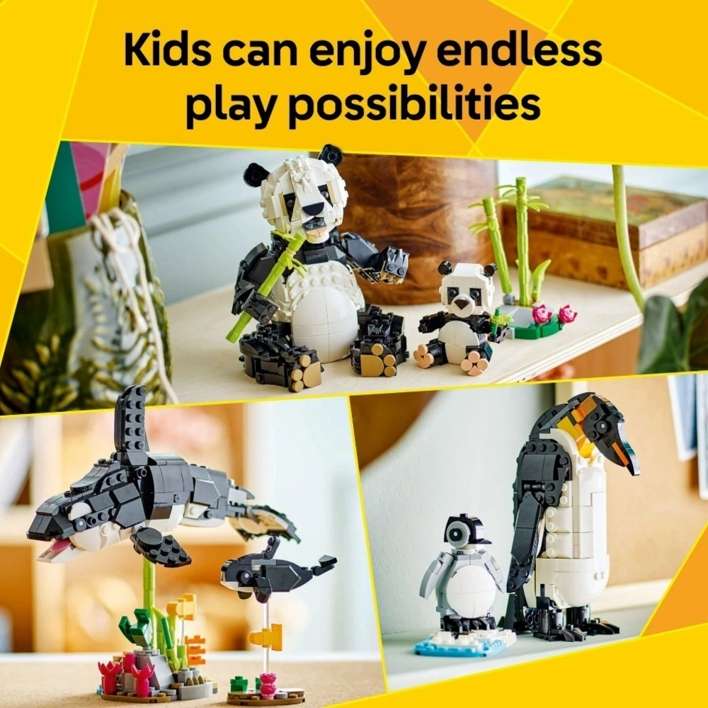 LEGO Creator 3 in 1 Wild Animals Panda Penguin Orca NEW SEALED IN BOX - Picture 5 of 10